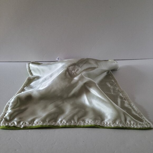 🐢FIESTA LIME GREEN TURTLE LOVEY WITH RATTLE -BABY SNUGGLE BLANKET - Picture 5 of 7